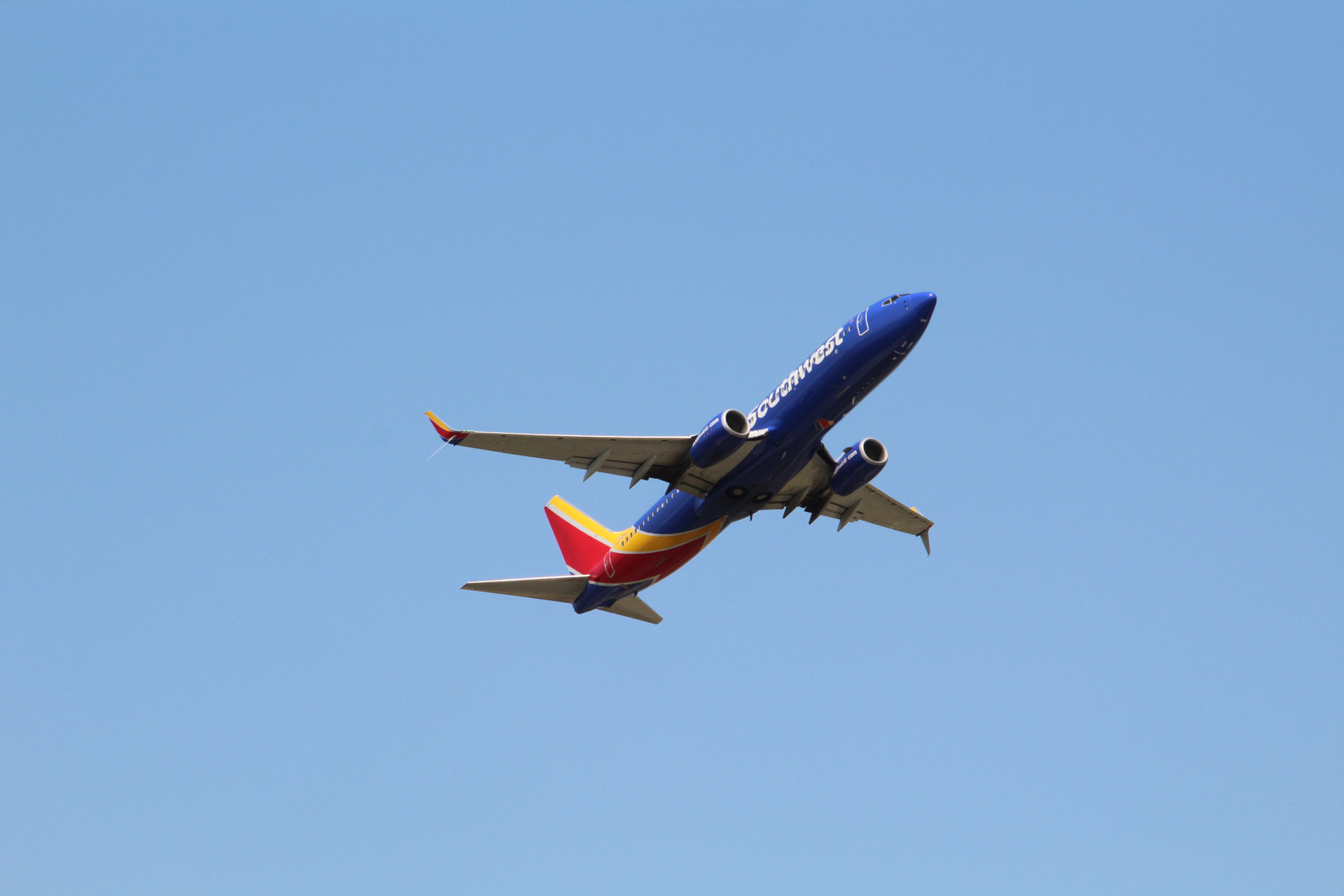 Southwest Airlines BWI takeoff Runway 15